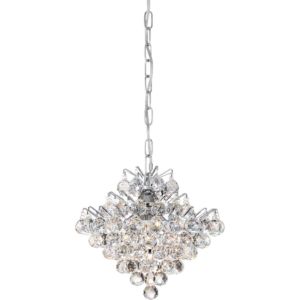 Quoizel Bordeaux 4 Light 12 Inch Ceiling Light in Polished Chrome