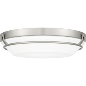 Quoizel LED Flush Mount Dunbar in Brushed Nickel