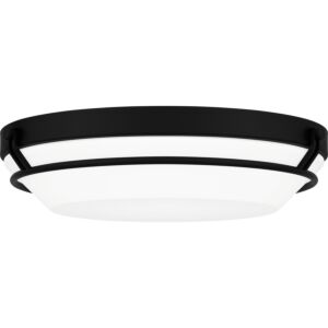 Quoizel LED Flush Mount Dunbar in Matte Black