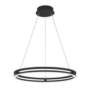 Quoizel LED Pendant Graves in Matte Black