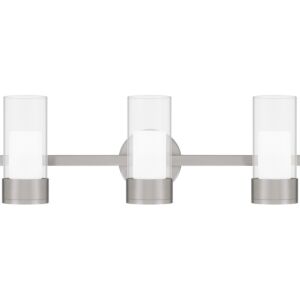 Logan LED Bathroom Vanity Light in Brushed Nickel
