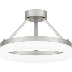 Quoizel LED Semi Flush Mount Cohen in Brushed Nickel