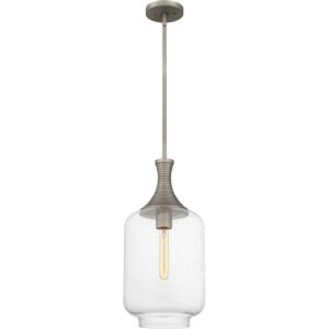 Quoizel One Light Pendant Quoizel Piccolo Pendant in Antique Nickel
