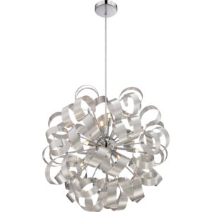 Quoizel Ribbons 12 Light 23 Inch Pendant Light in Millenia
