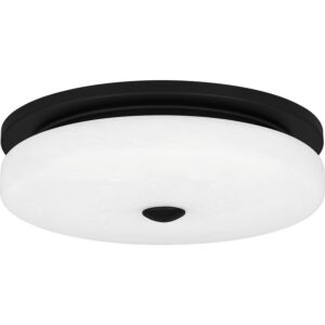 Quoizel LED Flush Mount Tavani in Matte Black