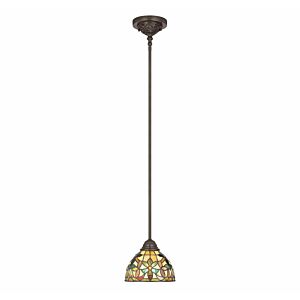 Quoizel Kami 8 Inch Pendant Light in Vintage Bronze