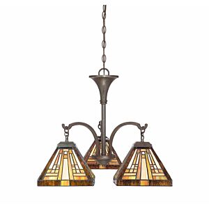 Quoizel Stephen 3 Light 20 Inch Transitional Chandelier in Vintage Bronze