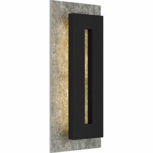 Quoizel LED Outdoor Wall Mount Tate in Earth Black