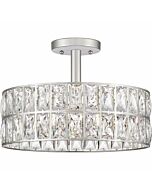 Three Light Semi Flush Mount by Quoizel