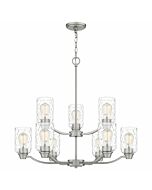 Nine Light Chandelier by Quoizel