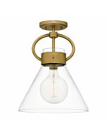 One Light Semi Flush Mount by Quoizel