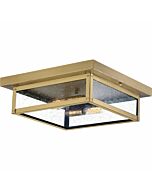 Two Light Flush Mount by Quoizel