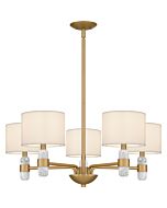 Five Light Chandelier by Quoizel