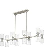 Eight Light Linear Chandelier by Quoizel