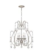 Quoizel Blanca 5 Light 25 Inch Transitional Chandelier in Antique White