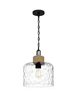 Quoizel One Light Mini Pendant Baltic in Matte Black