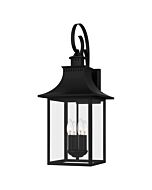 Quoizel Four Light Outdoor Wall Lantern Chancellor in Mystic Black