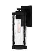 Culpo 1-Light Outdoor Lantern in Matte Black