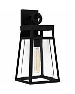 Godfrey 1-Light Outdoor Lantern in Matte Black