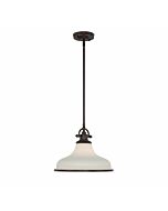 Quoizel Grant 14 Inch Pendant Light in Palladian Bronze