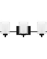 Kolt 3-Light Bathroom Vanity Light in Matte Black