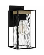 Longwood 1-Light Outdoor Lantern in Matte Black