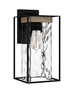 Longwood 1-Light Outdoor Lantern in Matte Black