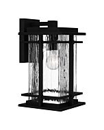 Quoizel One Light Outdoor Wall Mount McAlister in Earth Black