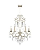 Quoizel Five Light Chandelier Merida in Vintage Gold
