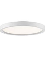 Quoizel Outskirts 11 Inch Ceiling Light in White Lustre