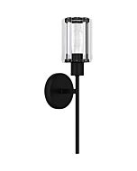 Isla 1-Light Wall Sconce in Matte Black