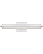 Quoizel Rosalie 20 Inch Bathroom Vanity Light in Brushed Aluminum