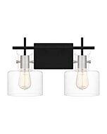 Quoizel Two Light Bath Pensbury in Matte Black
