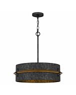 Quoizel Three Light Pendant Lariat in Old Black Finish