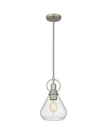 Quoizel One Light Mini Pendant Quoizel Piccolo Pendant in Brushed Nickel