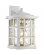 Quoizel Stonington 11 Inch Outdoor Wall Light in White Lustre