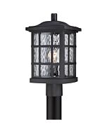 Quoizel Stonington 10 Inch Outdoor Post Light in Mystic Black