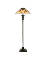 Quoizel Gotham 62 Inch Floor Lamp in Vintage Bronze