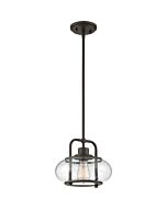 Quoizel Trilogy 10 Inch Pendant Light in Old Bronze