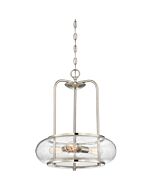 Quoizel Trilogy 3 Light 16 Inch Pendant Light in Brushed Nickel