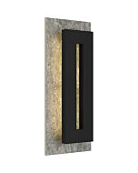 Quoizel LED Outdoor Wall Mount Tate in Earth Black