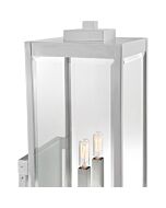 Westover 2-Light Outdoor Wall Mount in Stainless Steel